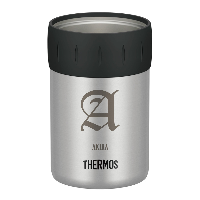 【名入れギフト】サーモス 保冷缶ホルダー 350ml イニシャル
