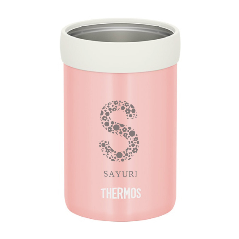 【名入れギフト】サーモス 保冷缶ホルダー 350ml イニシャル