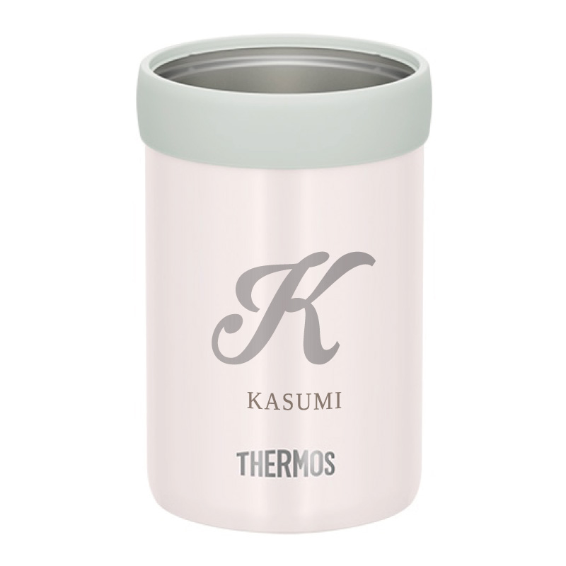 【名入れギフト】サーモス 保冷缶ホルダー 350ml イニシャル
