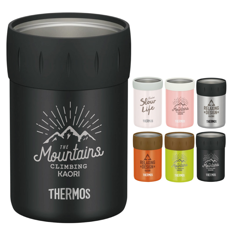 【名入れギフト】サーモス保冷缶ホルダー 350ml アウトドアデザイン