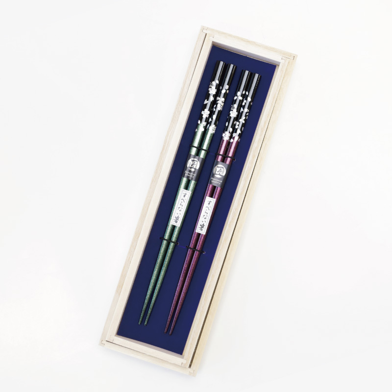 【名入れギフト】銀桜花 ペア