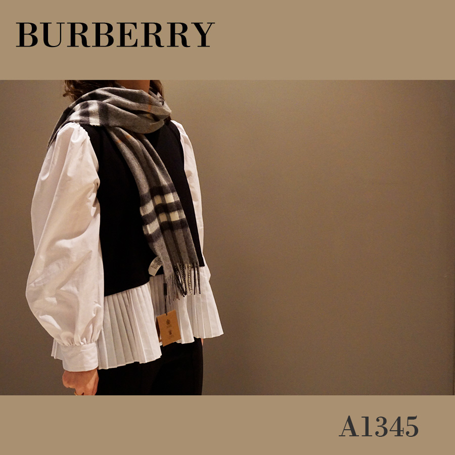 BURBERRY　クラシック チェック カシミアスカーフ
