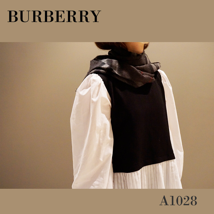 BURBERRY　クラシック チェック カシミアスカーフ