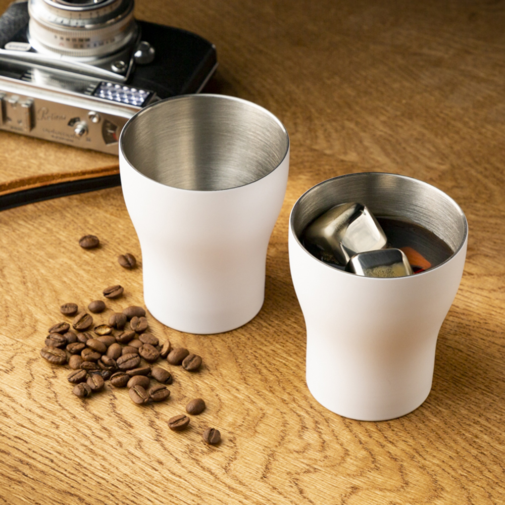 B&W カゴ入り二重構造カップ4P