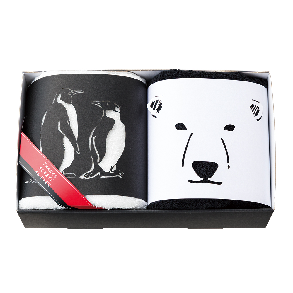 B&W Zoo ペンくま（FT2枚）