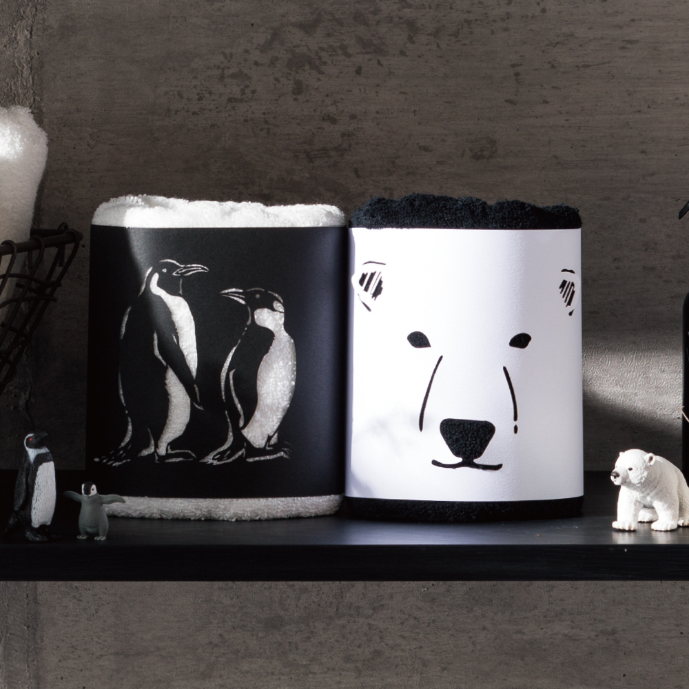 B&W Zoo ペンくま（FT2枚）