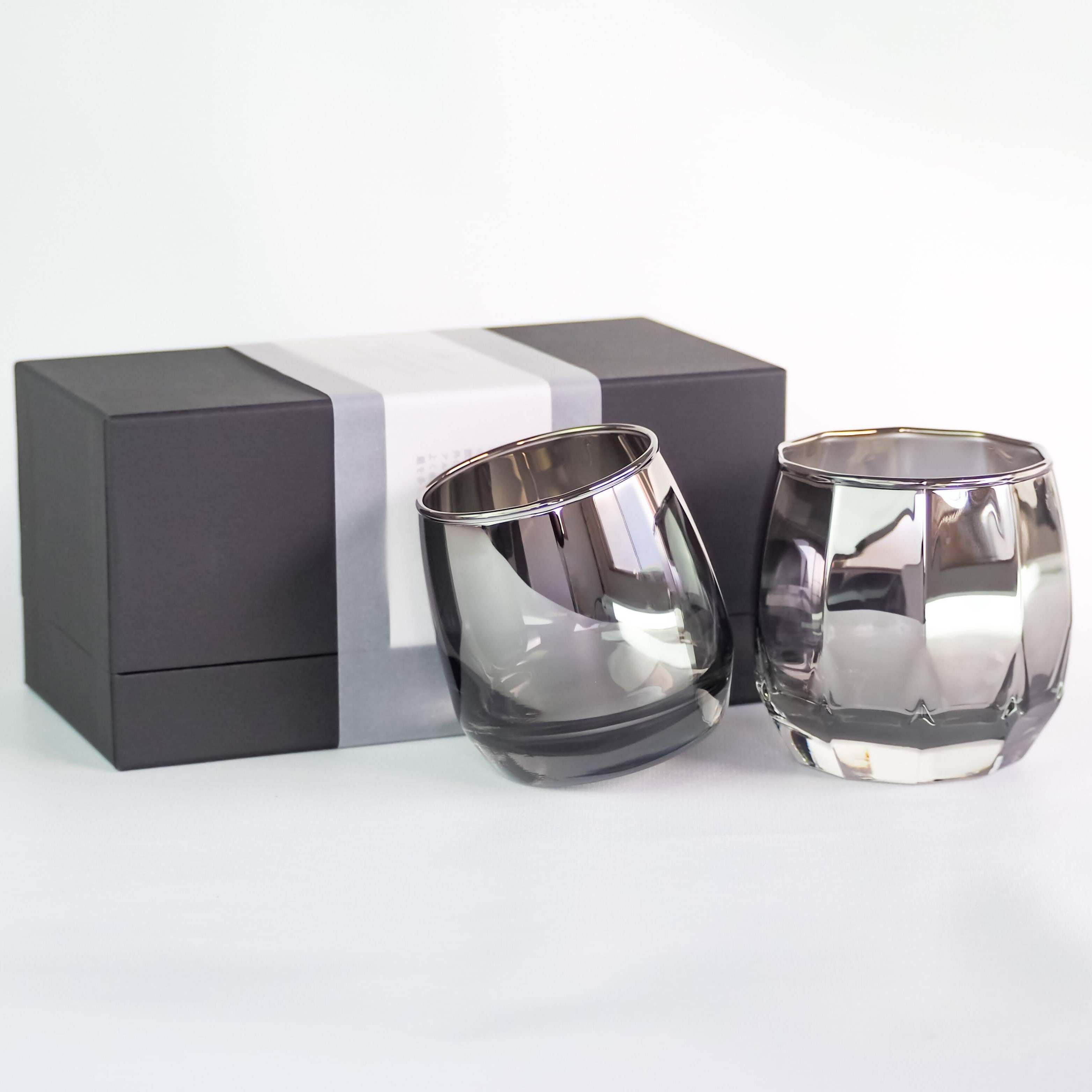 飲み比べグラス2個セット ウヰスキー