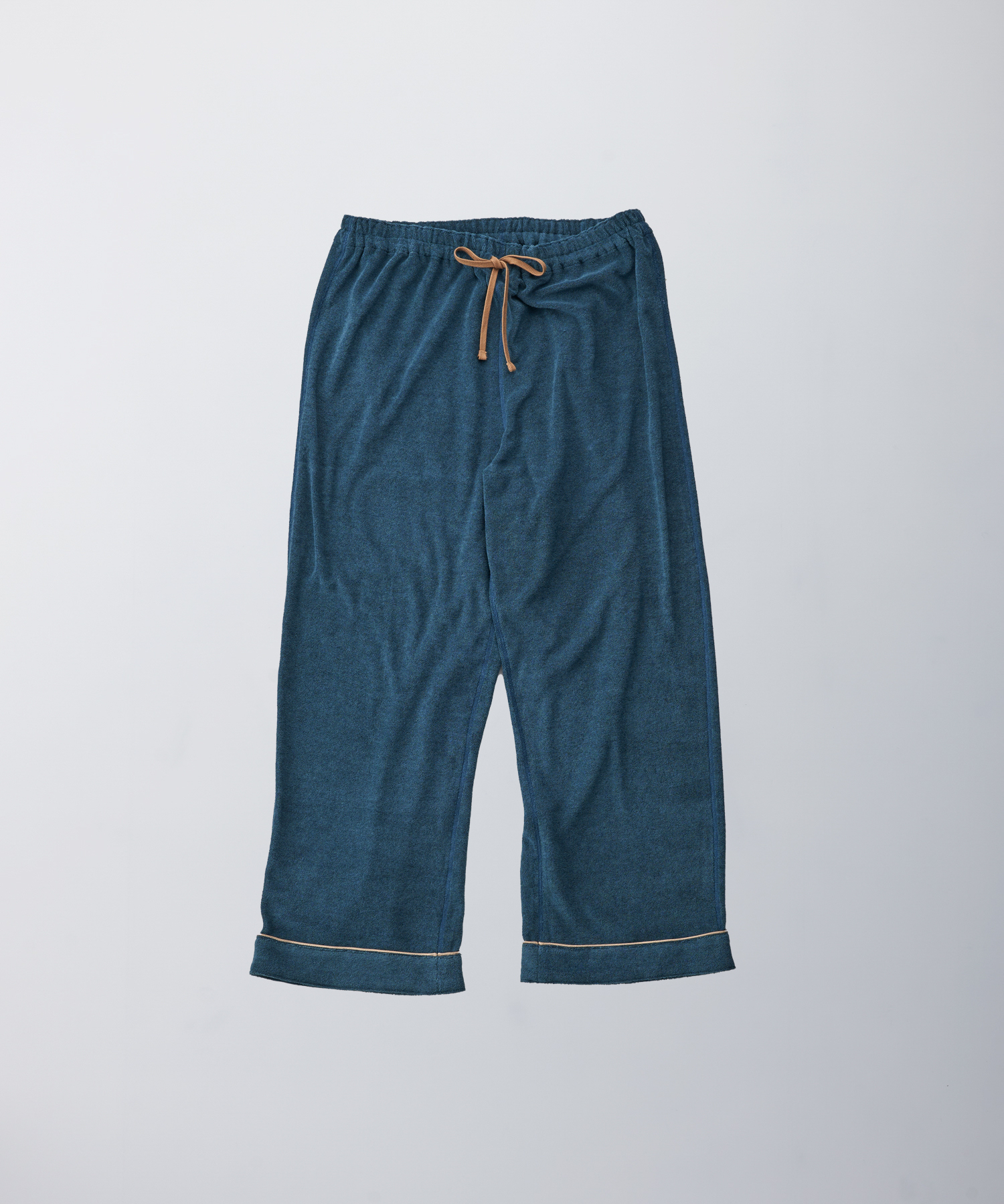 【ボトムス】コットンウールパイル パジャマ ターコイズ