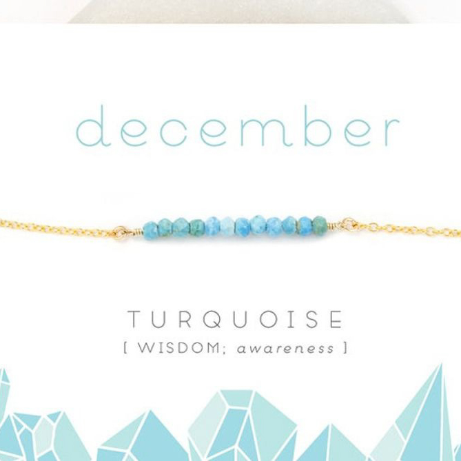 誕生石ストーンバーネックレス