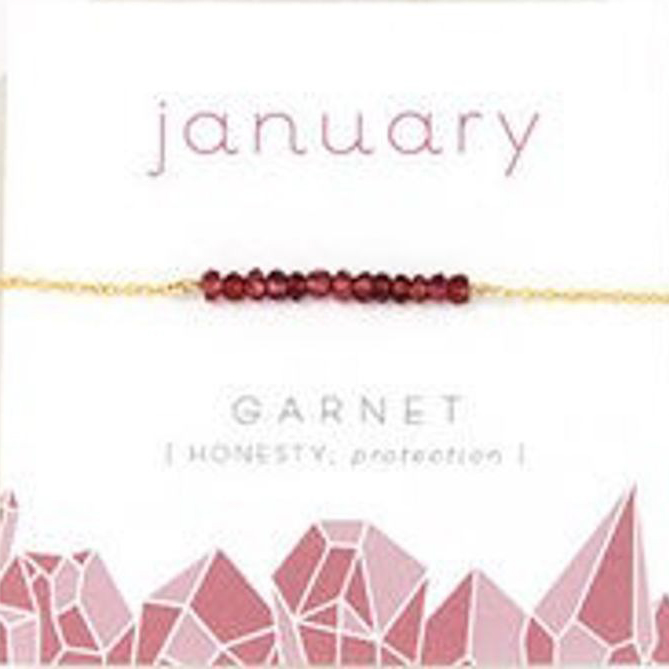 誕生石ストーンバーネックレス