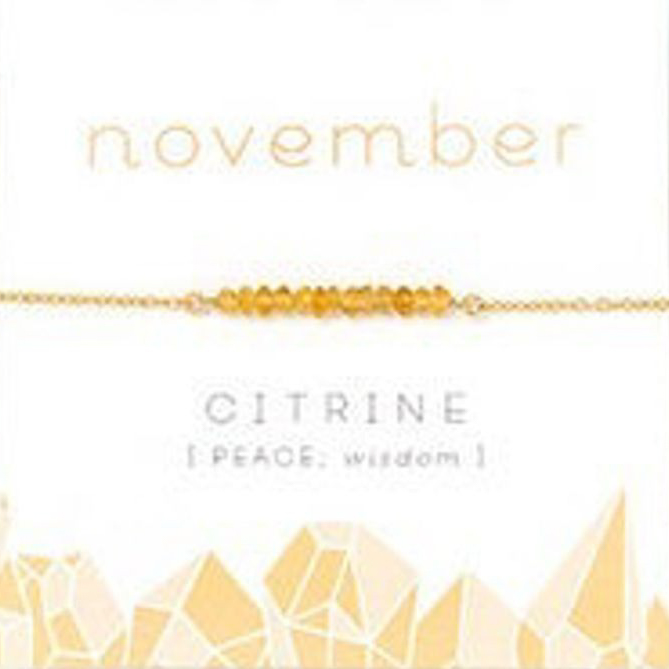 誕生石ストーンバーネックレス