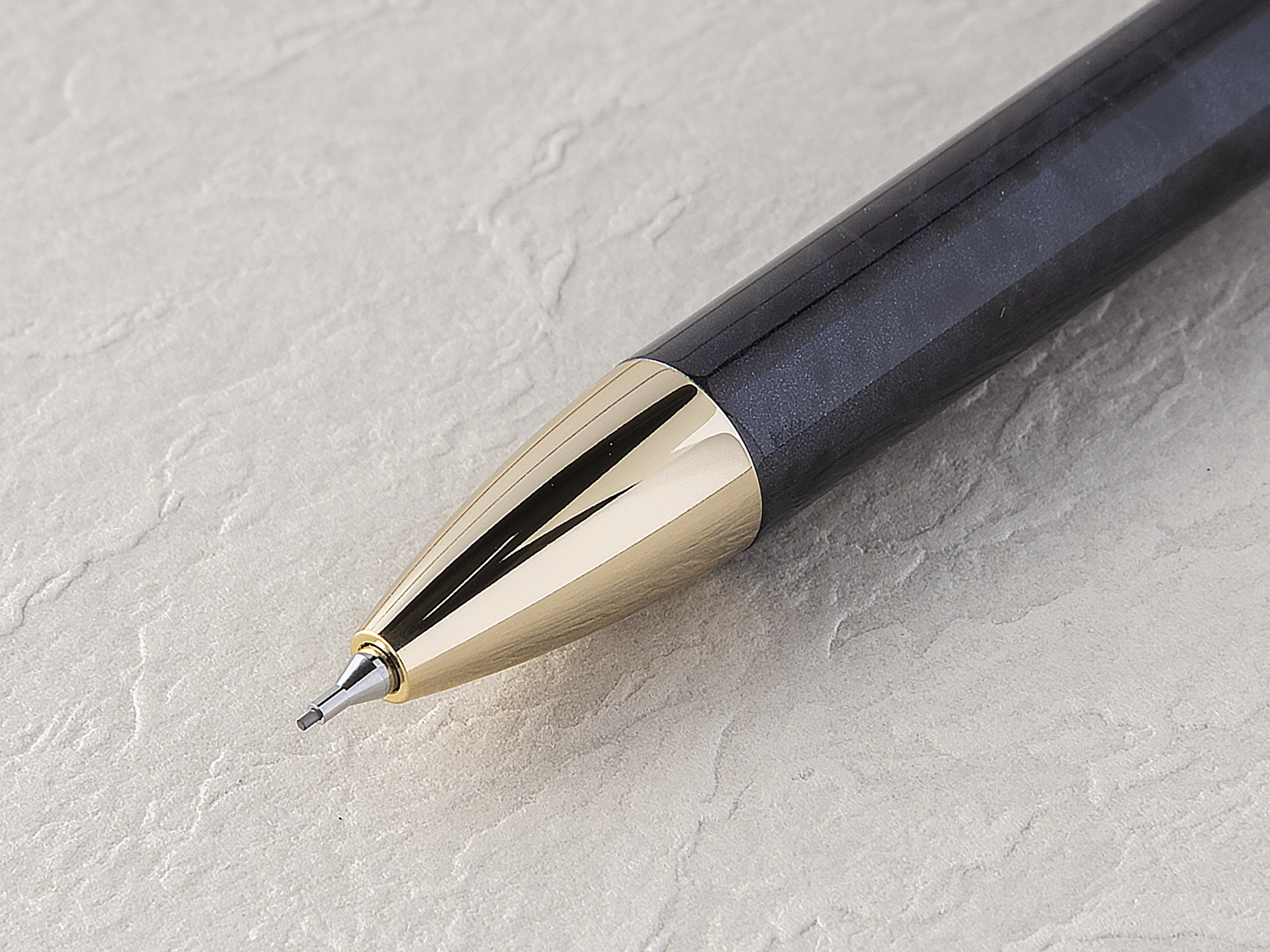 多機能ペン　ダブル3アクション　大理石調マーブル柄