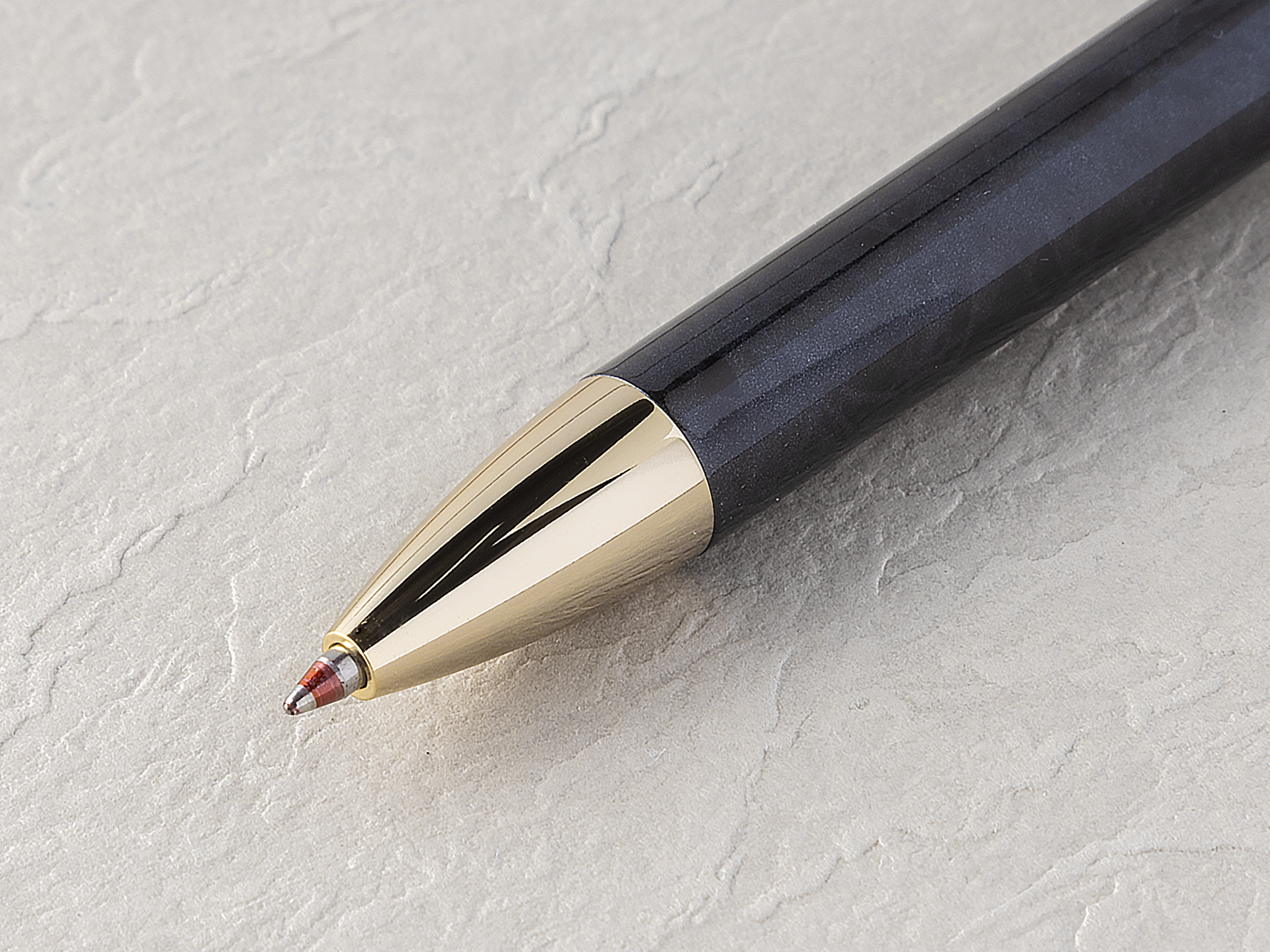 多機能ペン　ダブル3アクション　大理石調マーブル柄