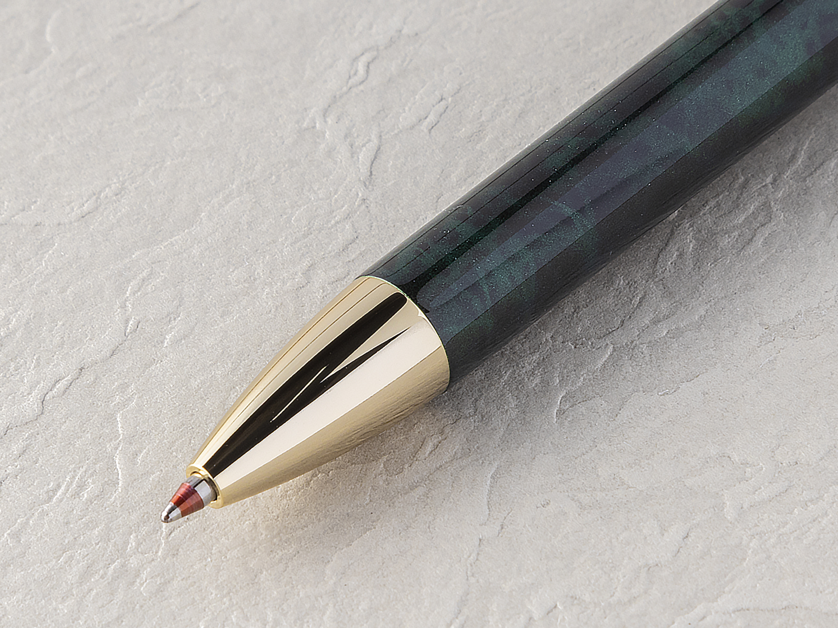 多機能ペン　ダブル3アクション　大理石調マーブル柄