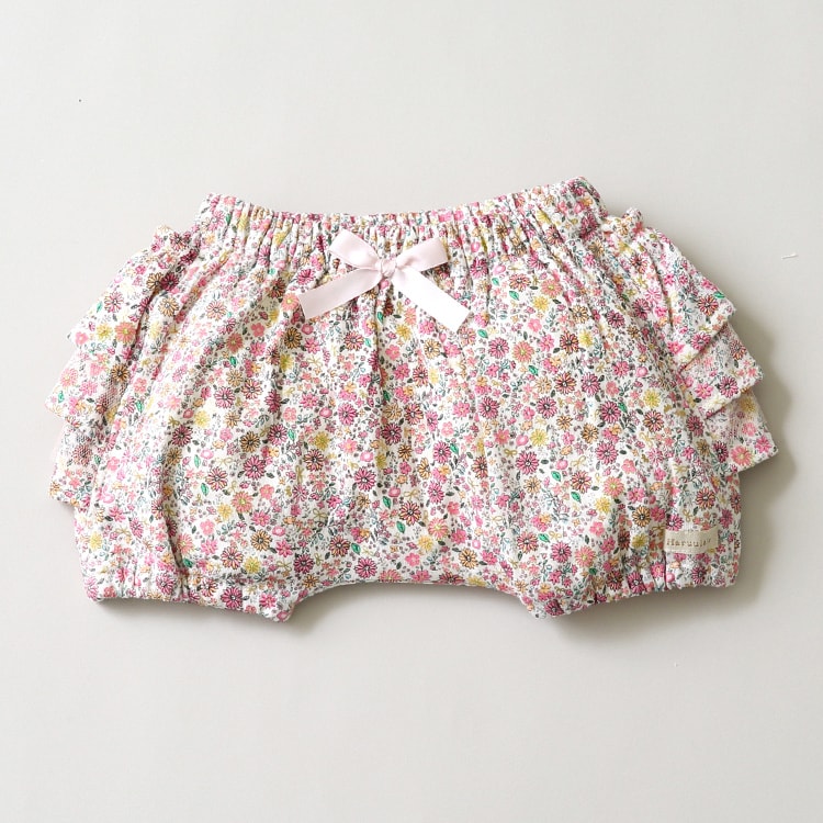 花たちの祝福｜２点セット（スタイ・ショートパンツ）