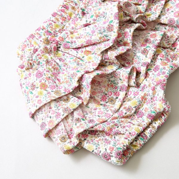 花たちの祝福｜２点セット（スタイ・ショートパンツ）