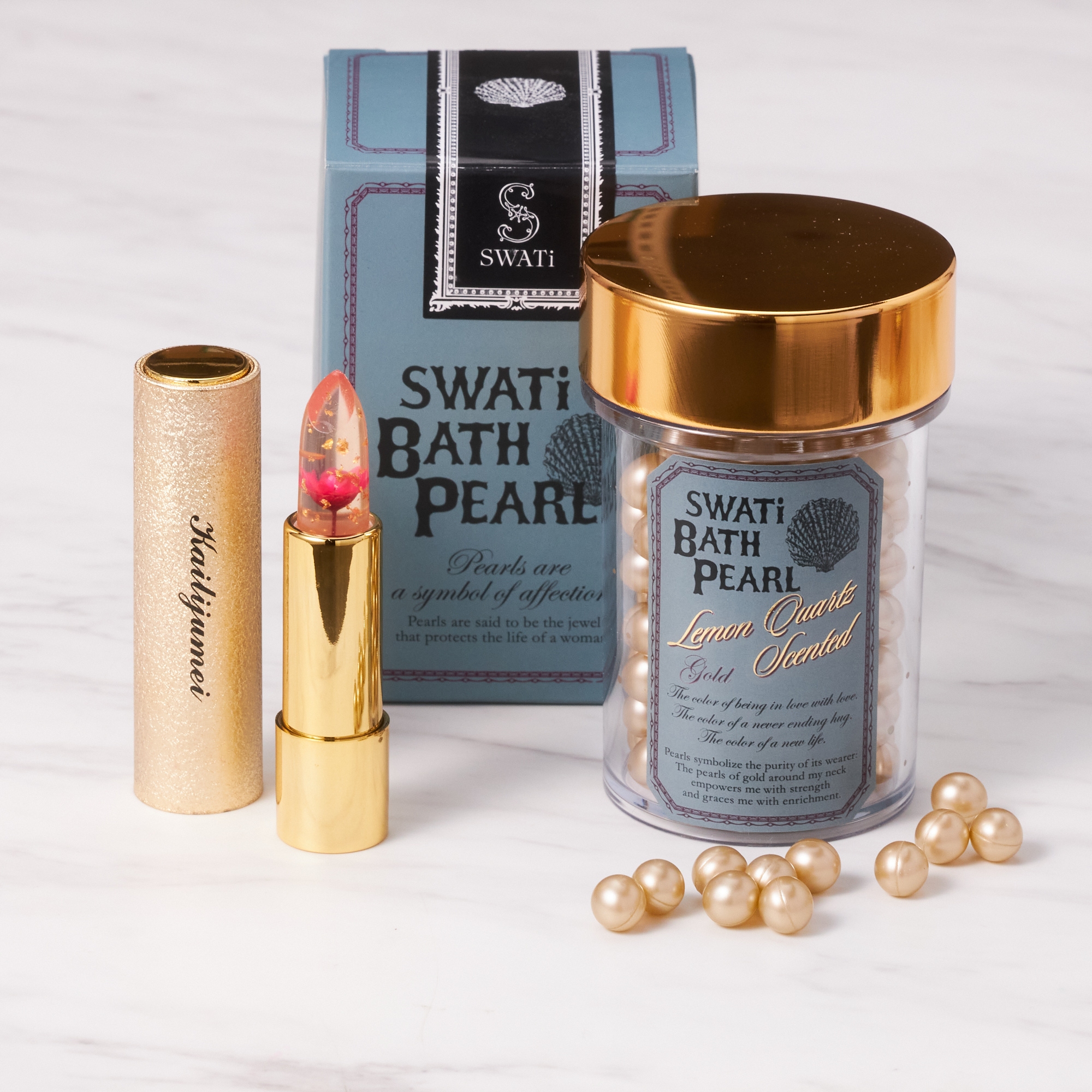【名入れギフト】swati BATH PEARL® & kailijumei セット