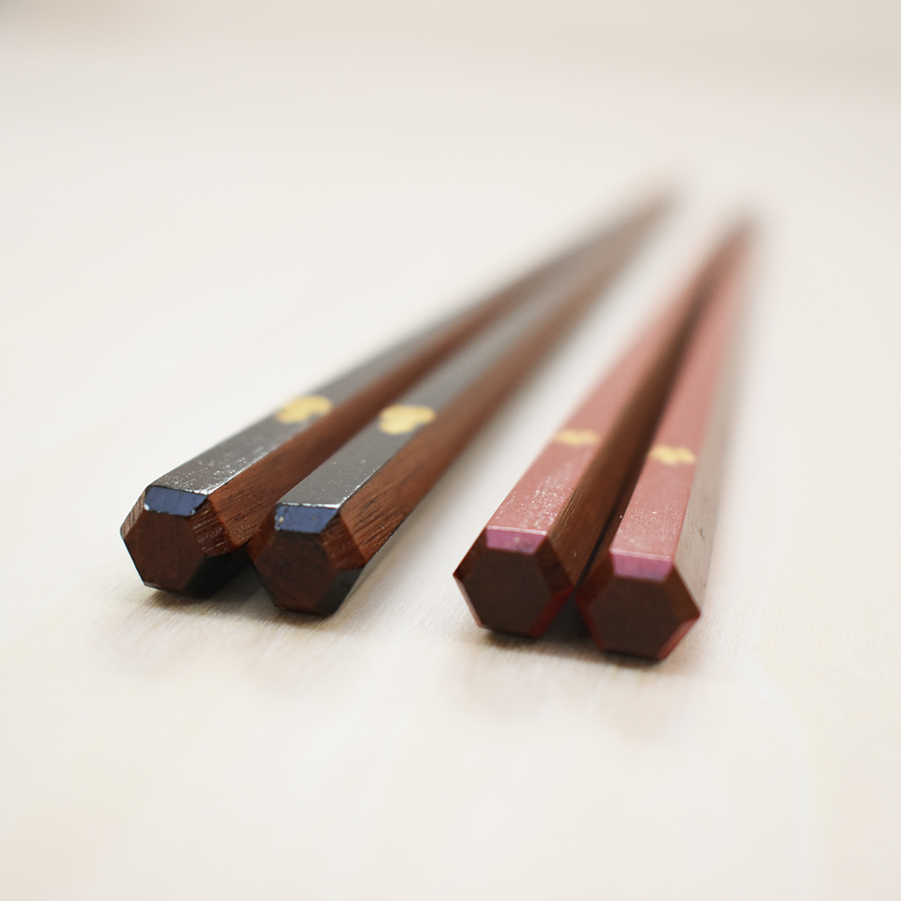 祝言 六角夫婦箸 桐箱 