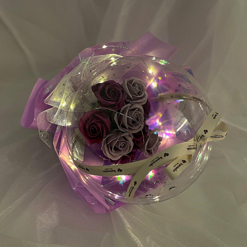 フェアリーライトドームブーケ【全3色】（バスソープフラワー）