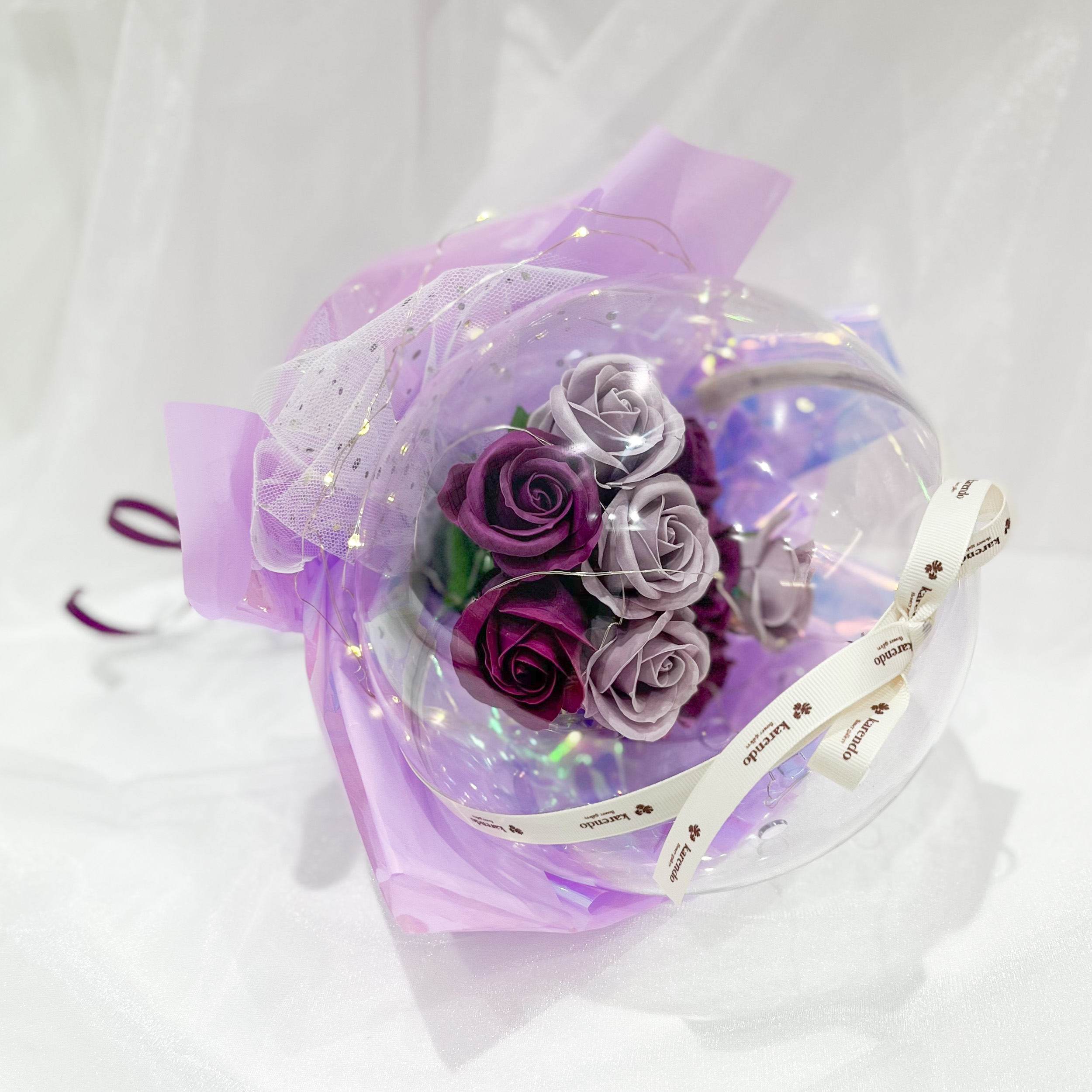 フェアリーライトドームブーケ【全3色】（バスソープフラワー）