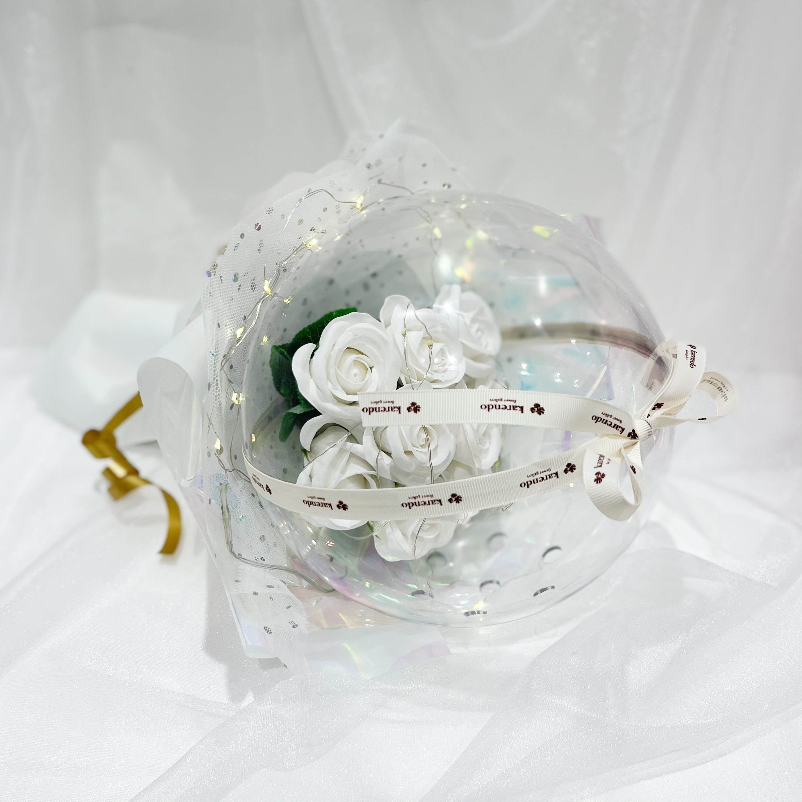 フェアリーライトドームブーケ【全3色】（バスソープフラワー）