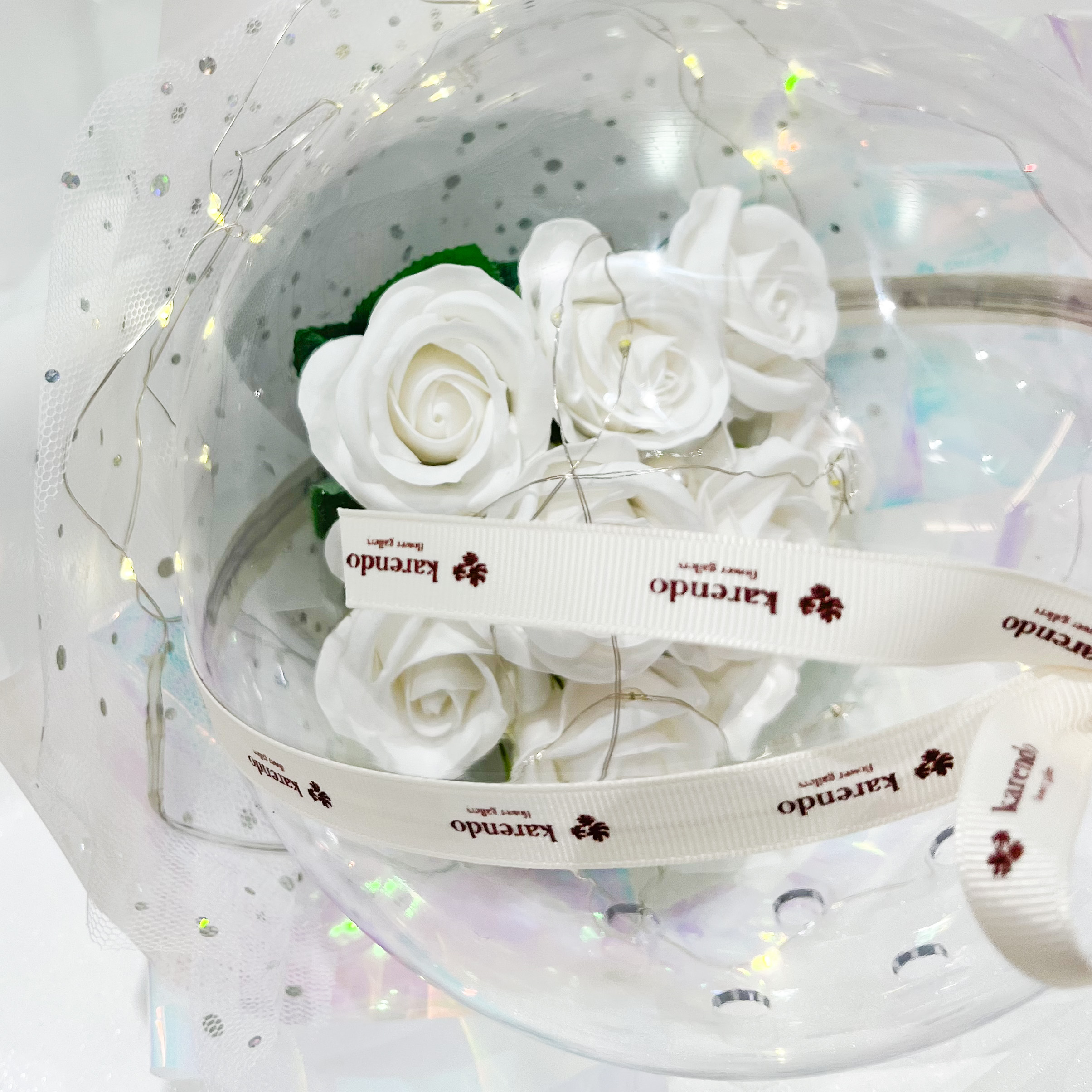 フェアリーライトドームブーケ【全3色】（バスソープフラワー）