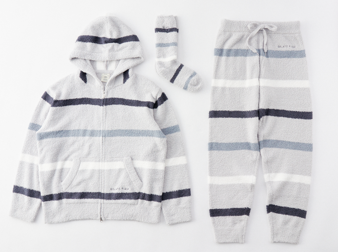 【WOMEN】ベビモコマルチBD　パーカー＆ロングパンツ＆ショートソックス　3点セット