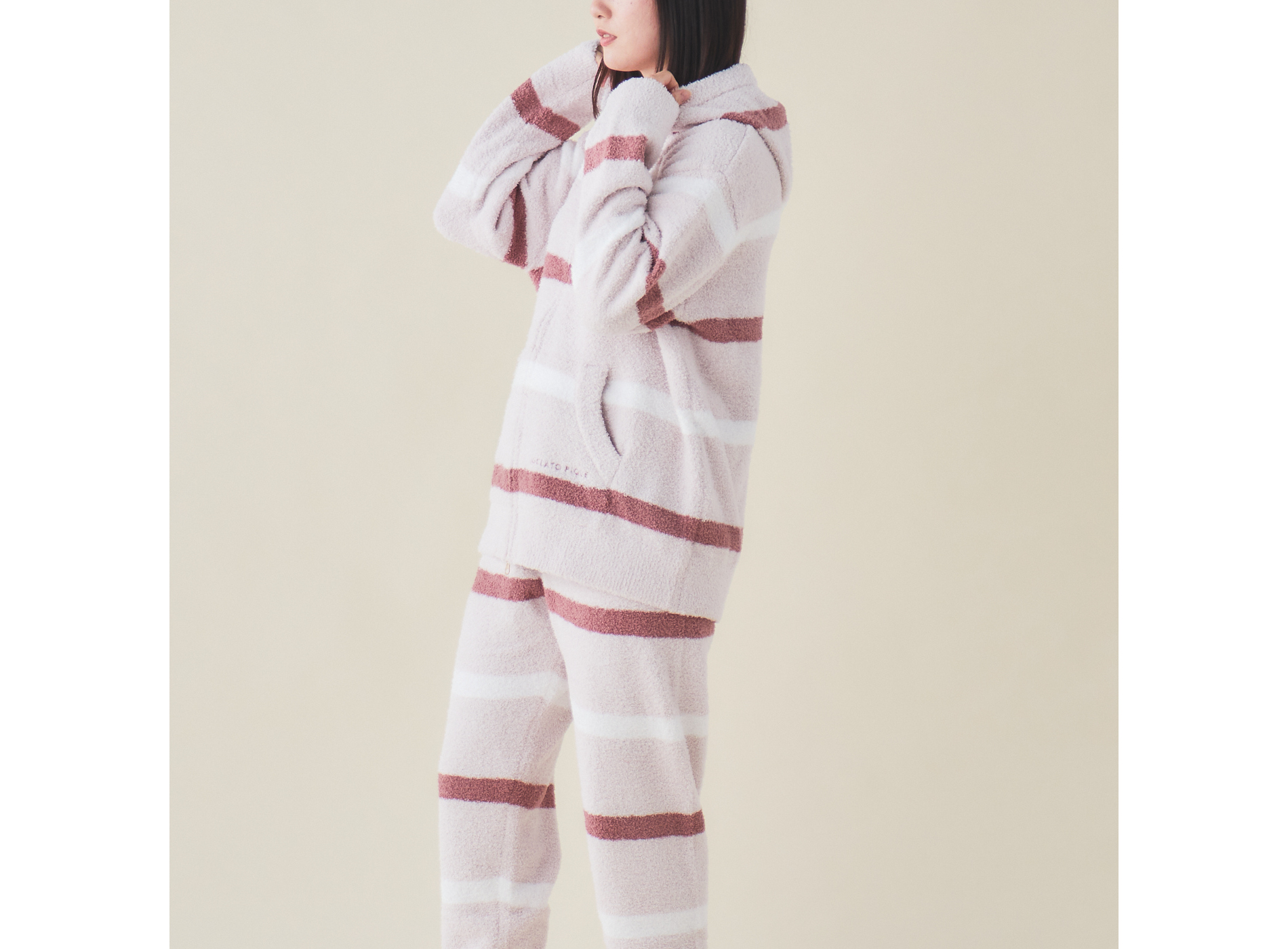 【WOMEN】ベビモコマルチBD　パーカー＆ロングパンツ＆ショートソックス　3点セット