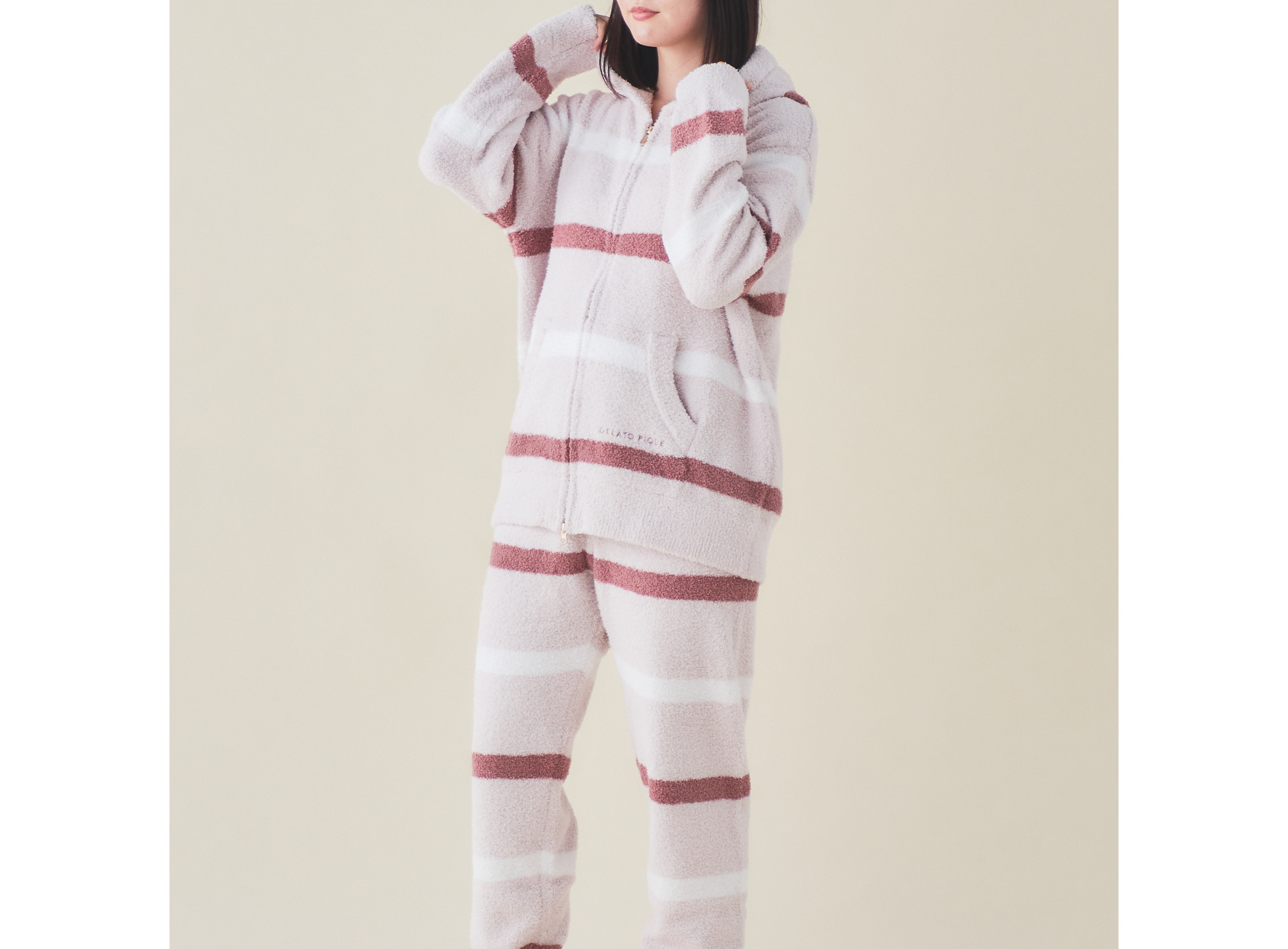 【WOMEN】ベビモコマルチBD　パーカー＆ロングパンツ＆ショートソックス　3点セット