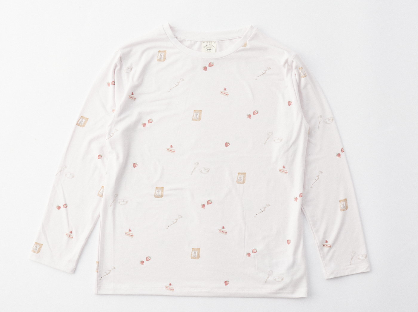 【WOMEN】クッキングスイーツ柄　プルオーバー＆ロングパンツセット