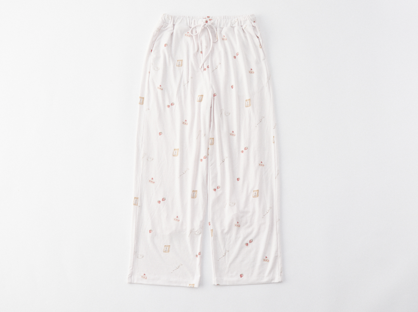 【WOMEN】クッキングスイーツ柄　プルオーバー＆ロングパンツセット