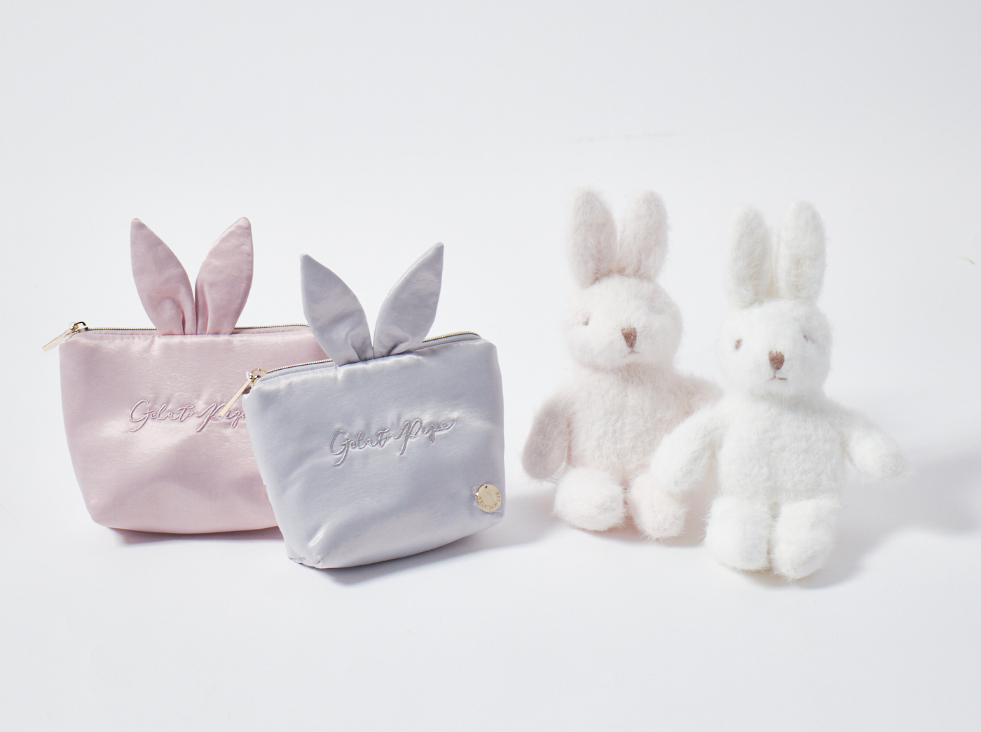 【WOMEN】BUNNY　ティッシュポーチ＆モコぬいぐるみセット