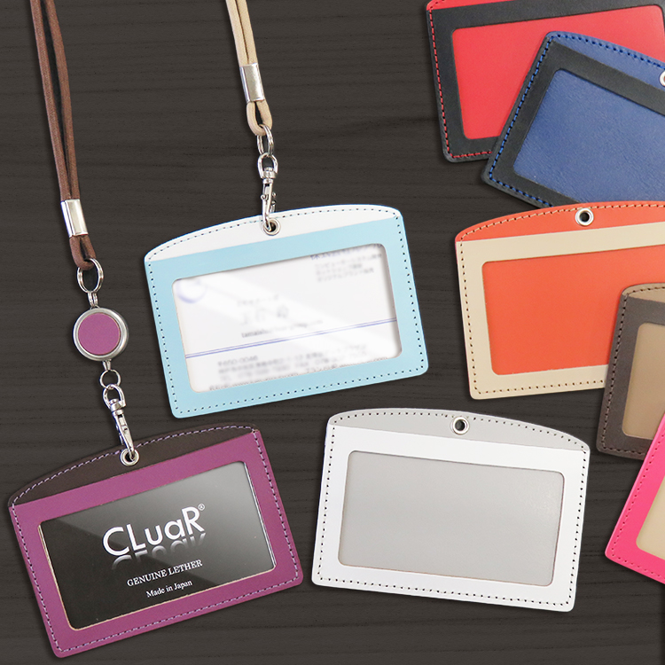 【名入れ可】本革 IDカードホルダー Lite リールなし/リール付き選択可 日本製(LR0029)