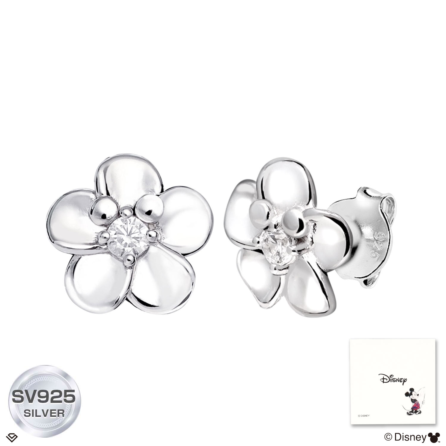 ディズニー ピアス ハワイアンジュエリー プルメリア 「ミッキー」