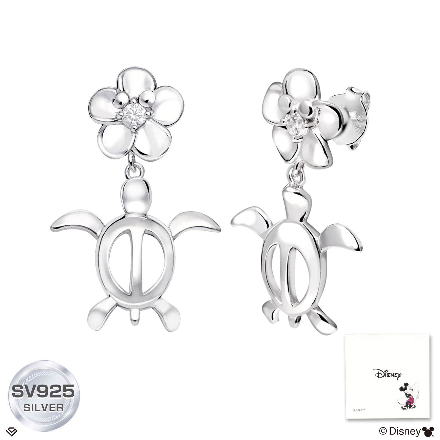 ディズニーコレクション ピアス ハワイアンジュエリー ホヌ 「ミッキー」