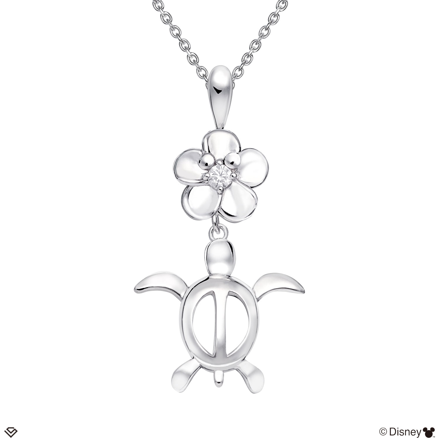 ハワイアンジュエリー ディズニーコレクション ホヌ ネックレス
