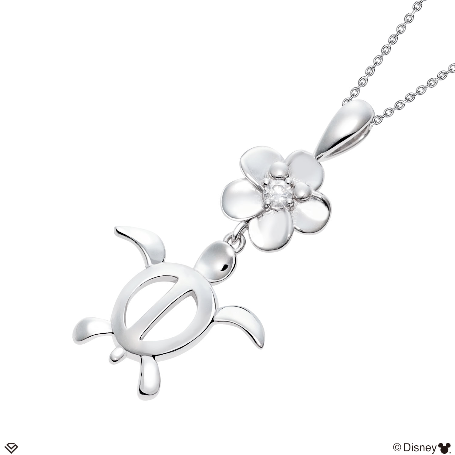 ハワイアンジュエリー ディズニーコレクション ホヌ ネックレス 「ミッキー」
