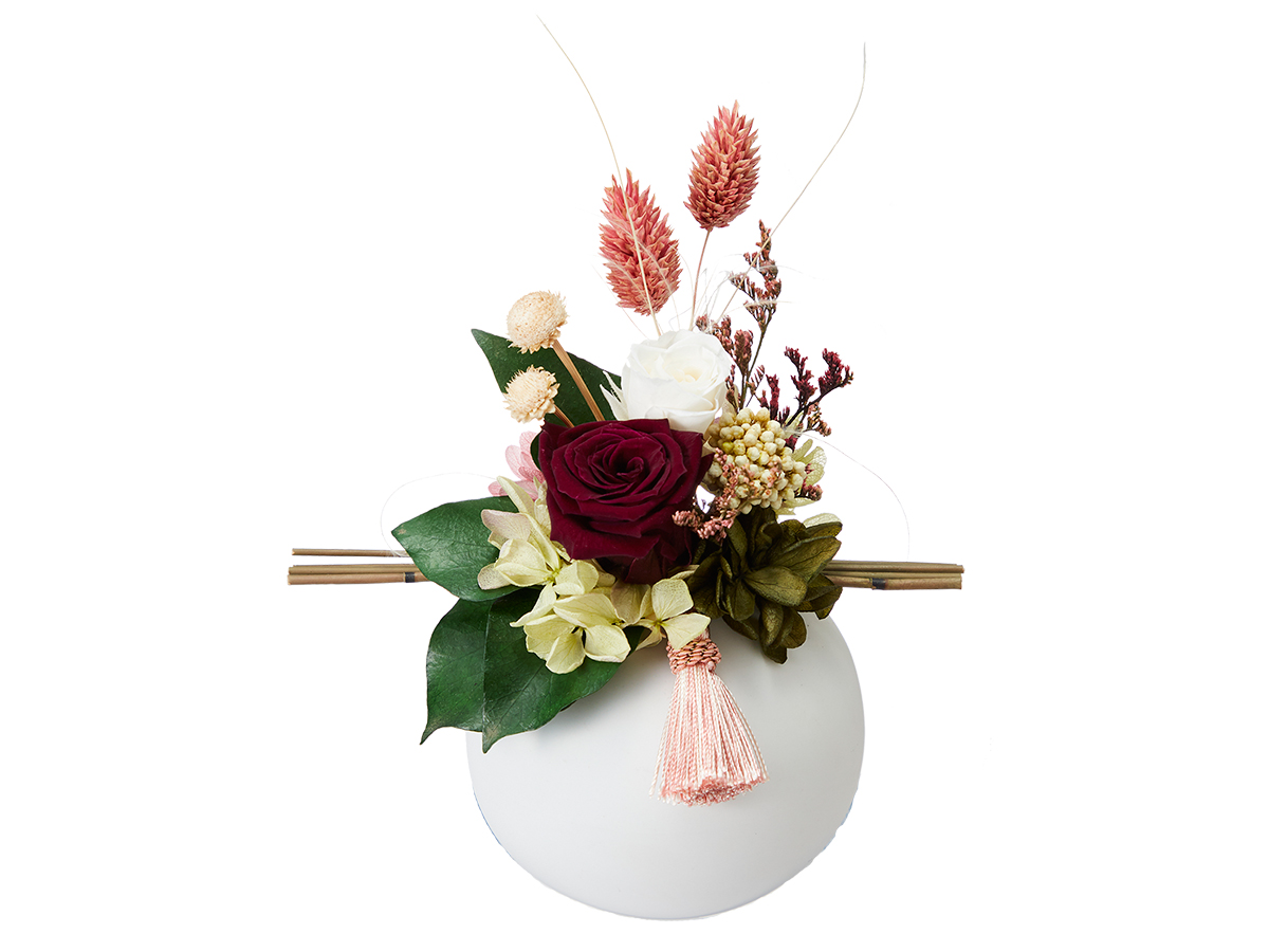ラウンドモダン薔薇