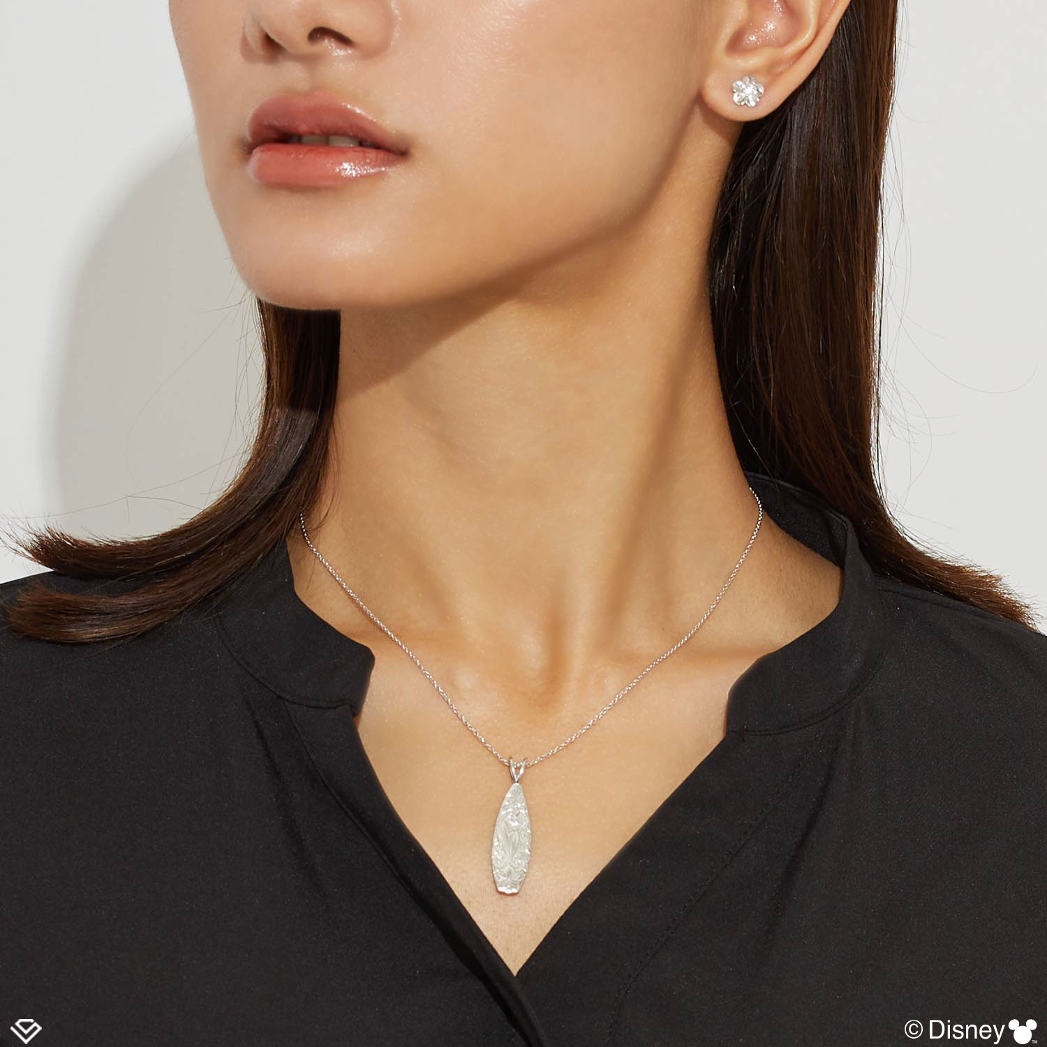 ハワイアンジュエリー ディズニーコレクション ボード ネックレス 「ミッキー」