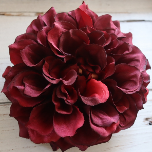 選べるカラー２個セット ほっこりダリア髪飾り　おまかせBOX付き