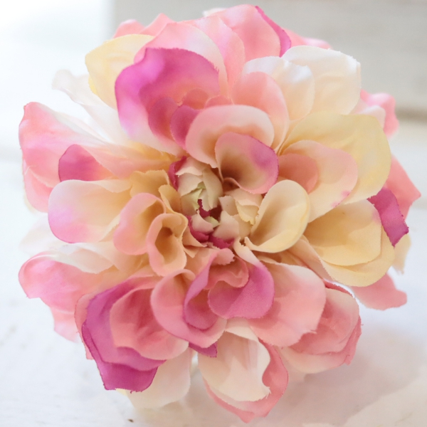 選べるカラー２個セット ほっこりダリア髪飾り　おまかせBOX付き