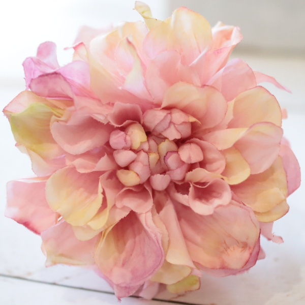 選べるカラー２個セット ほっこりダリア髪飾り　おまかせBOX付き