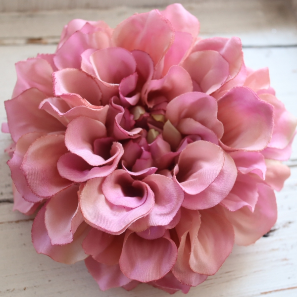 選べるカラー２個セット ほっこりダリア髪飾り　おまかせBOX付き