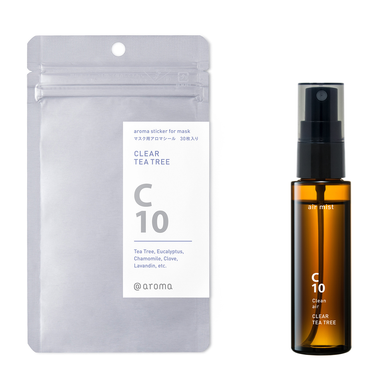 マスク用アロマシール＆エアミストセット