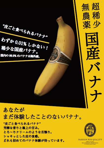 無農薬宮崎産バナナ「NEXT716」1kg詰め合わせ