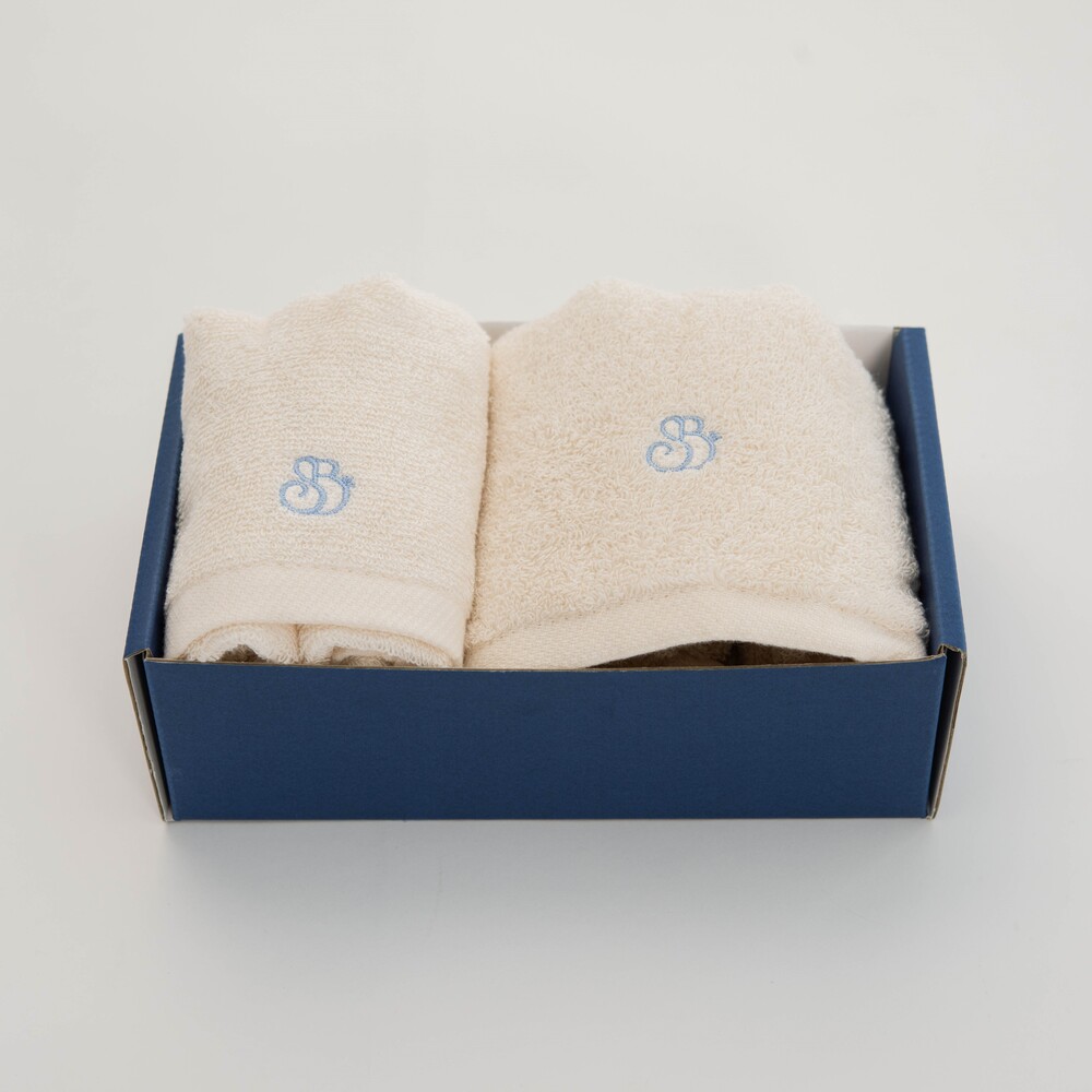 【名入れ刺繍ギフト】ゲストタオル フェイスタオルセット