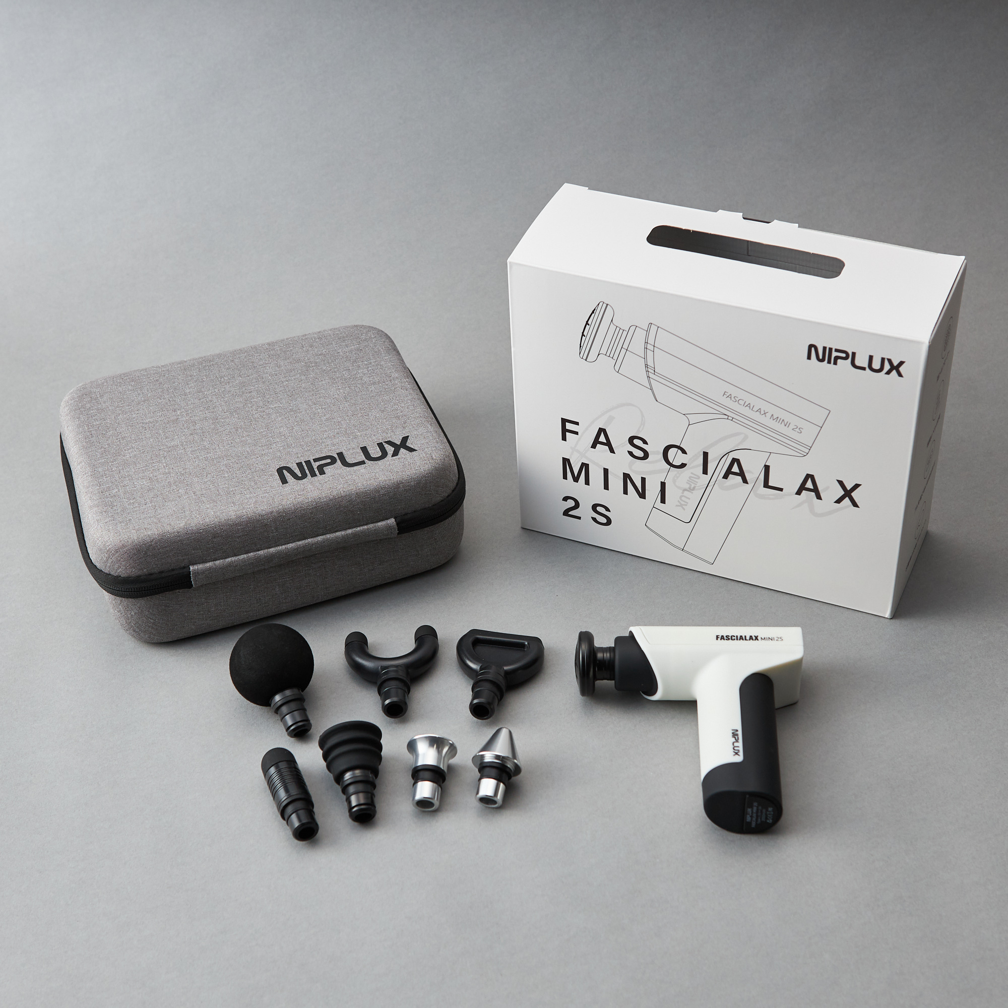 【軽量&お顔にも使える】筋膜リリースガン＜FASCIALAX MINI 2S＞