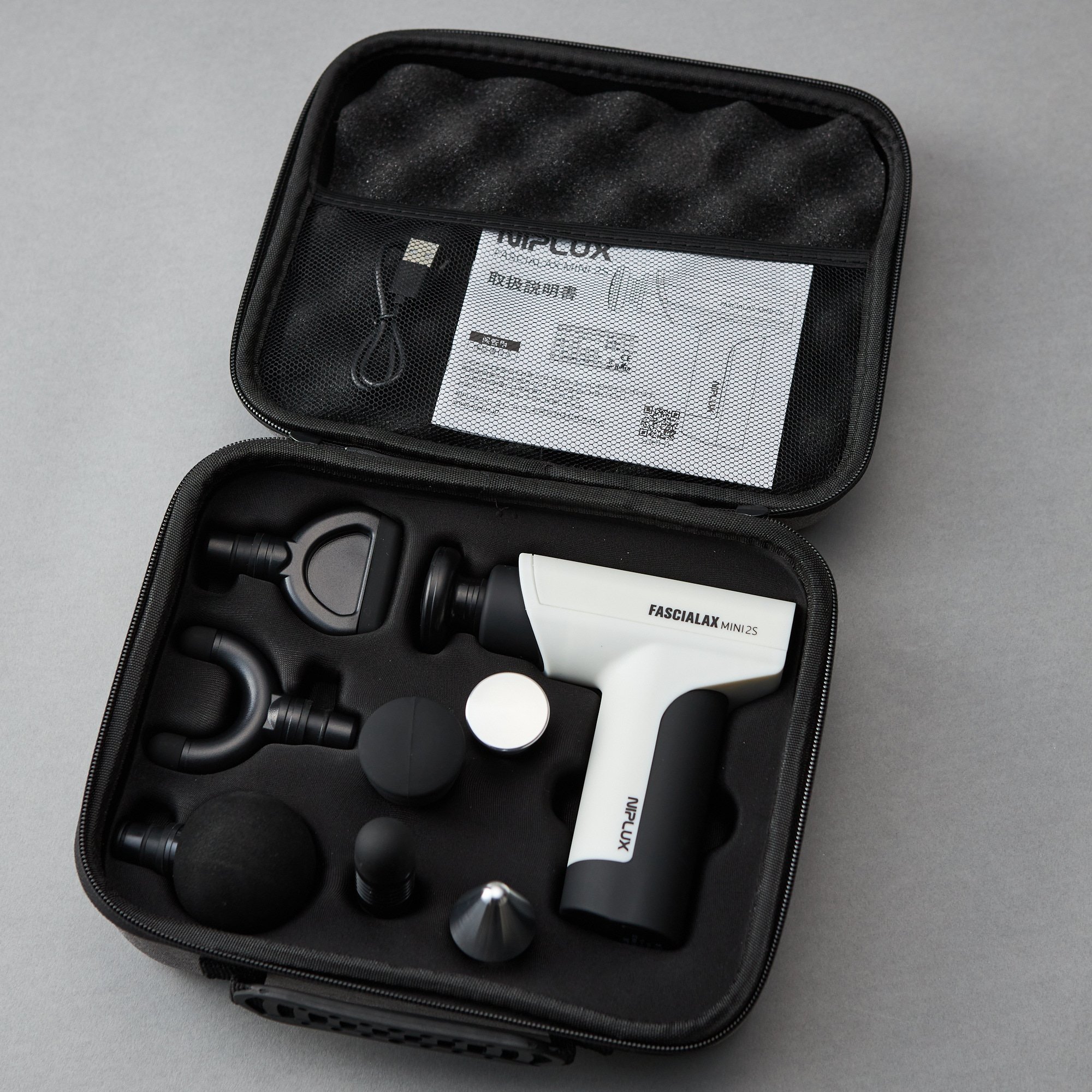 【軽量&お顔にも使える】筋膜リリースガン＜FASCIALAX MINI 2S＞