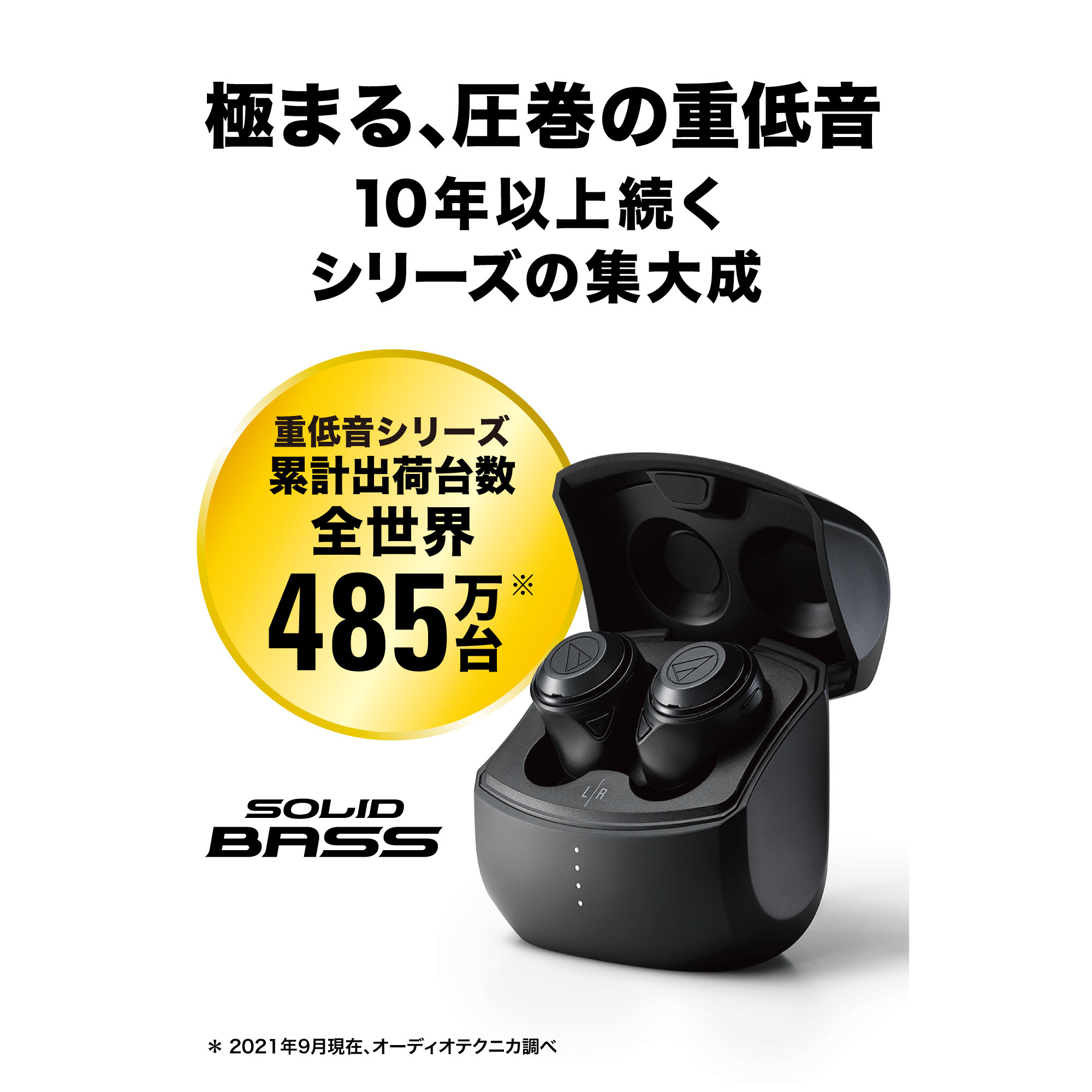 ワイヤレスイヤホン ATH-CKS50TW