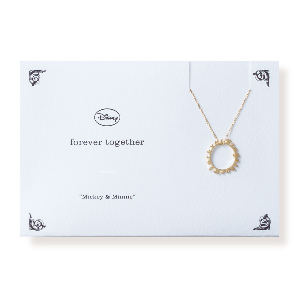 DISNEY】forever together ネックレス | メッセージアクセサリー5108